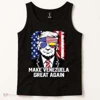 Trump Make Venezuela Great Again Flag Tank Top thumb 2