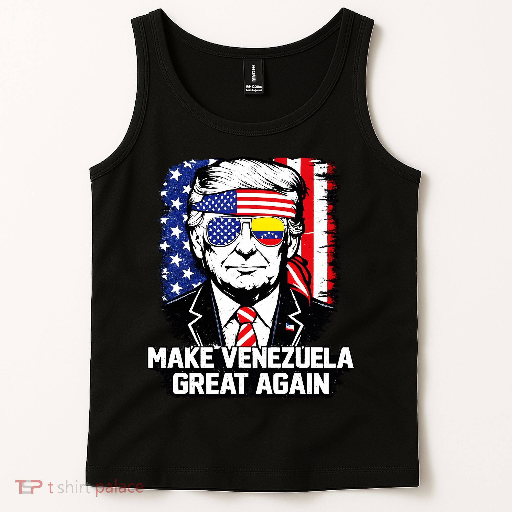 Trump Make Venezuela Great Again Flag Tank Top