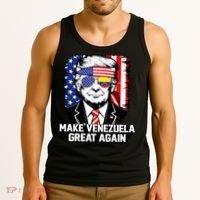 Trump Make Venezuela Great Again Flag Tank Top thumb 3