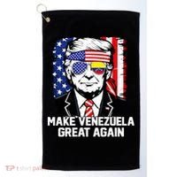 Trump Make Venezuela Great Again Flag Golf Towel thumb 0