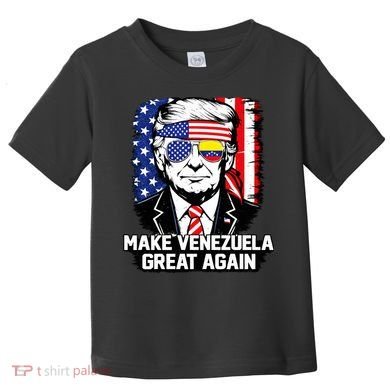 Trump Make Venezuela Great Again Flag Toddler T-Shirt