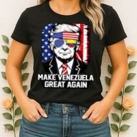 Trump Make Venezuela Great Again Flag Women's T-Shirt thumb 2