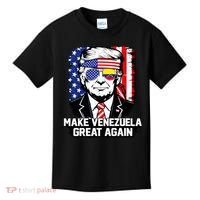 Trump Make Venezuela Great Again Flag Kids T-Shirt thumb 0