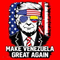 Trump Make Venezuela Great Again Flag Santa Hat thumb 1