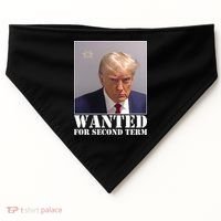 Trump Mugshot Wanted For Second Term USA-Made Doggie Bandana thumb 0