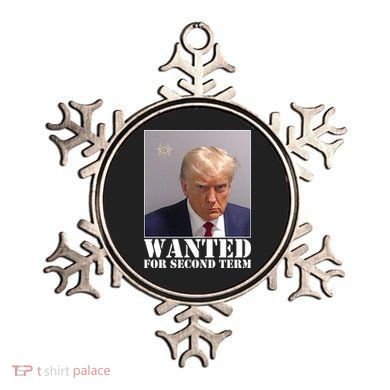Trump Mugshot Wanted For Second Term Ornament