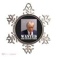 Trump Mugshot Wanted For Second Term Ornament thumb 0