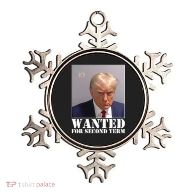 Trump Mugshot Wanted For Second Term Ornament