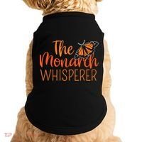 The Monarch Whisperer Cute Entomology Butterfly Doggie Tank thumb 0