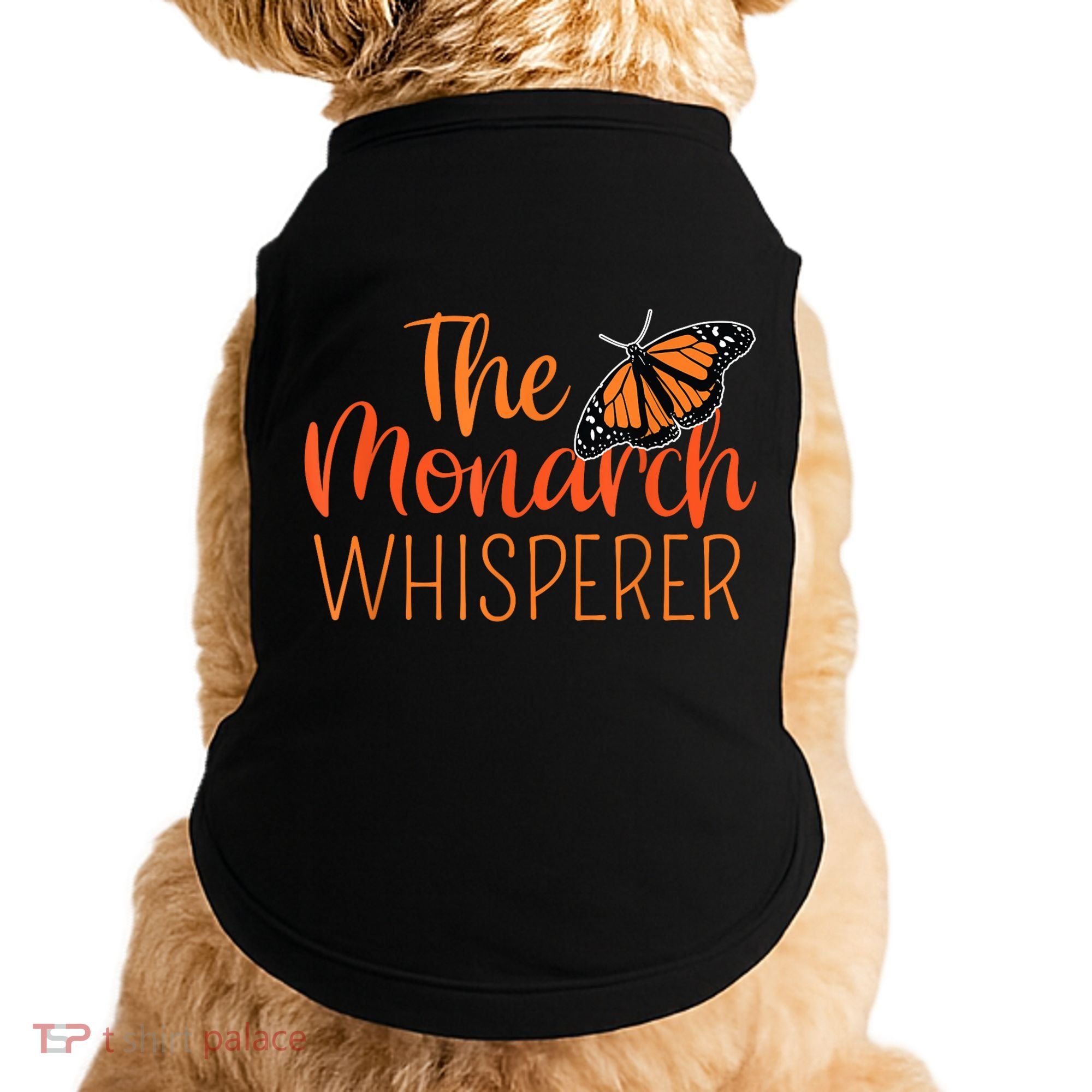 The Monarch Whisperer Cute Entomology Butterfly Doggie Tank