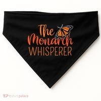 The Monarch Whisperer Cute Entomology Butterfly USA-Made Doggie Bandana thumb 0