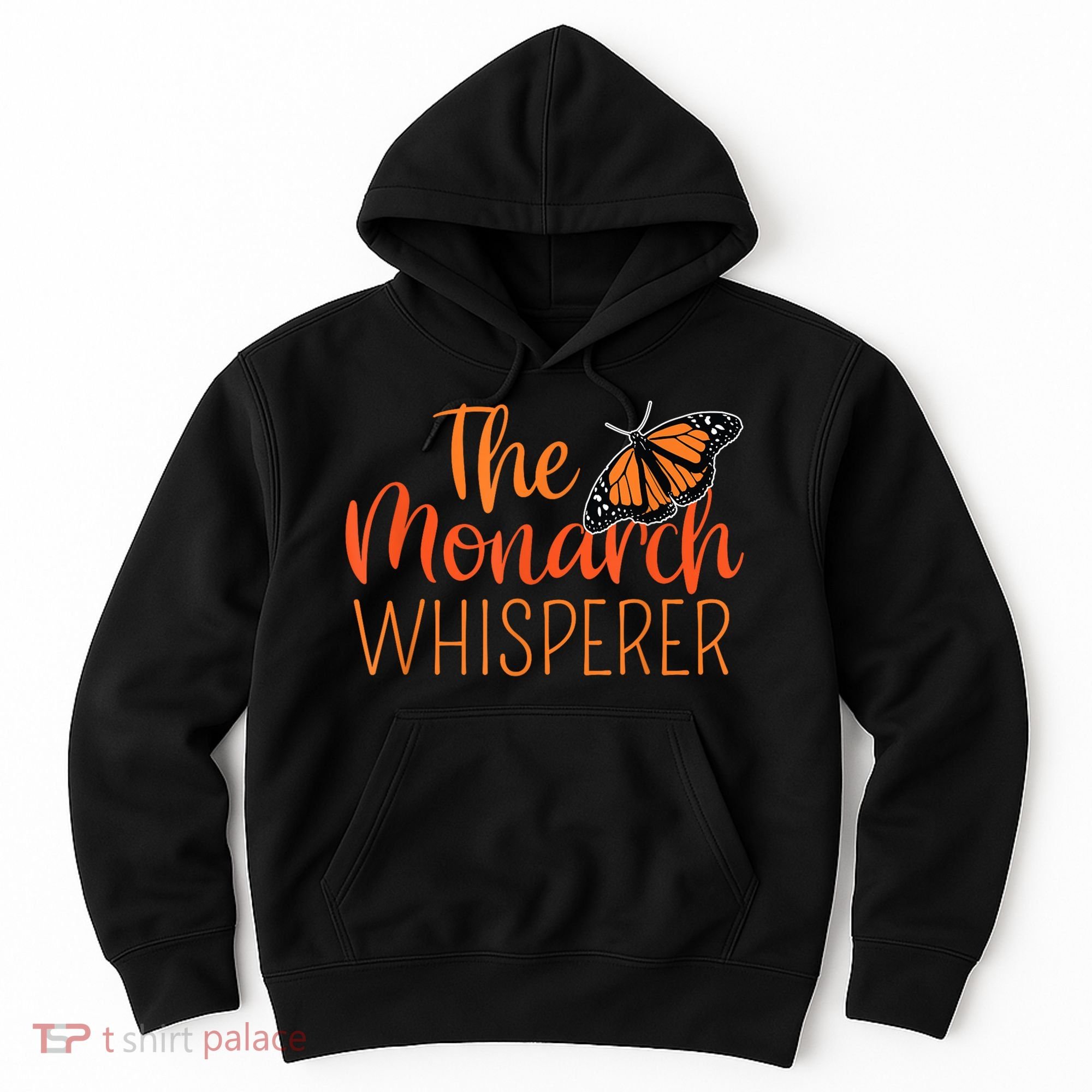 The Monarch Whisperer Cute Entomology Butterfly Hoodie