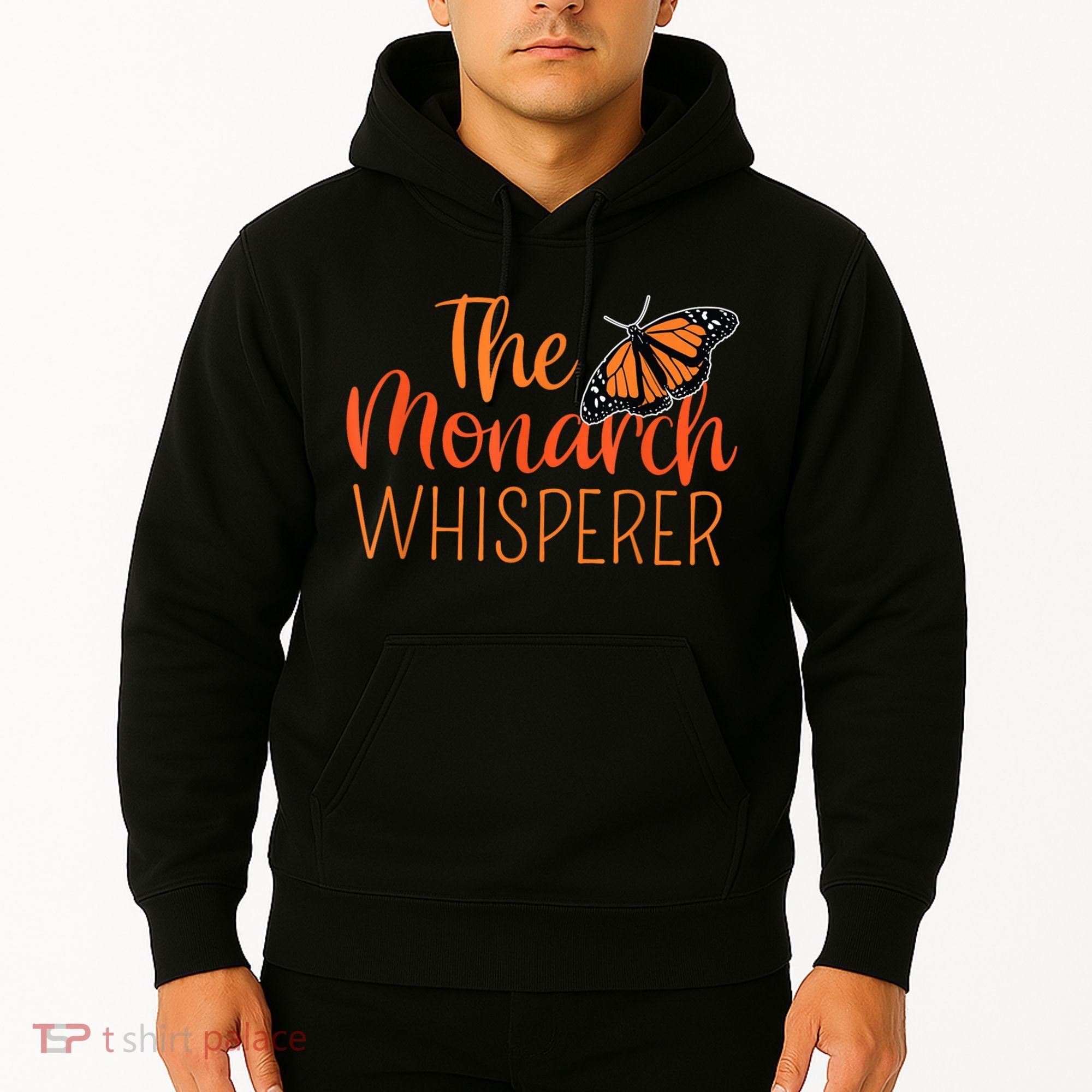 The Monarch Whisperer Cute Entomology Butterfly Hoodie