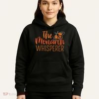 The Monarch Whisperer Cute Entomology Butterfly Hoodie thumb 5