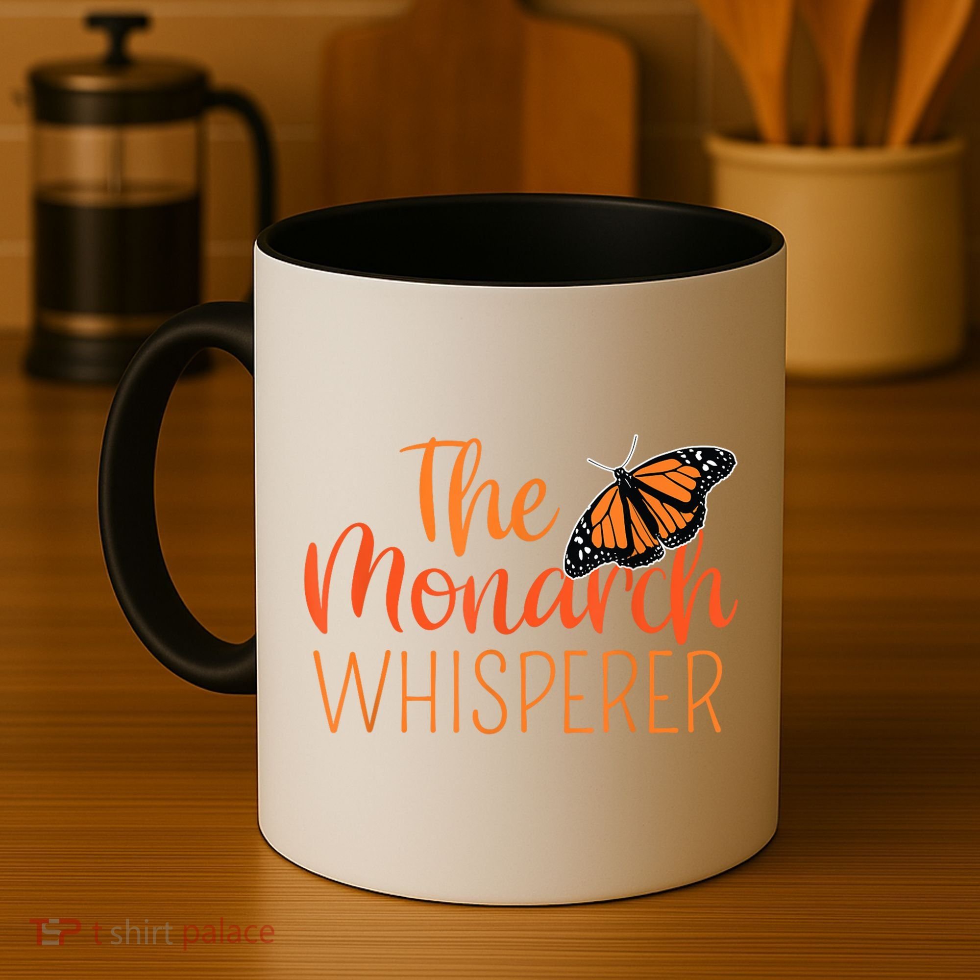 The Monarch Whisperer Cute Entomology Butterfly Coffee Mug