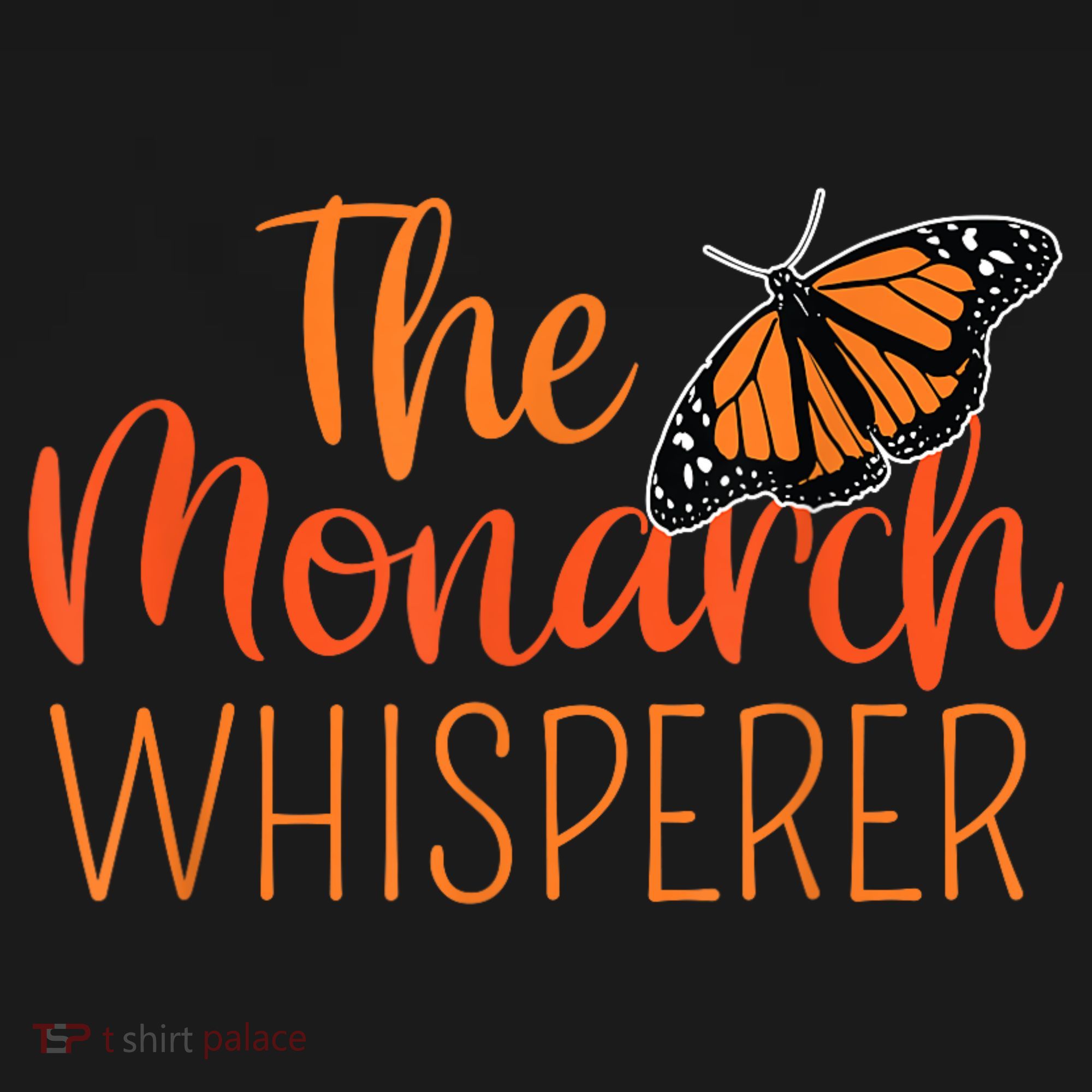 The Monarch Whisperer Cute Entomology Butterfly Mousepad