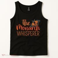 The Monarch Whisperer Cute Entomology Butterfly Tank Top thumb 2