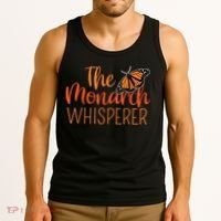 The Monarch Whisperer Cute Entomology Butterfly Tank Top thumb 3