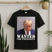 Trump Mugshot Wanted For President T-Shirt thumb 2