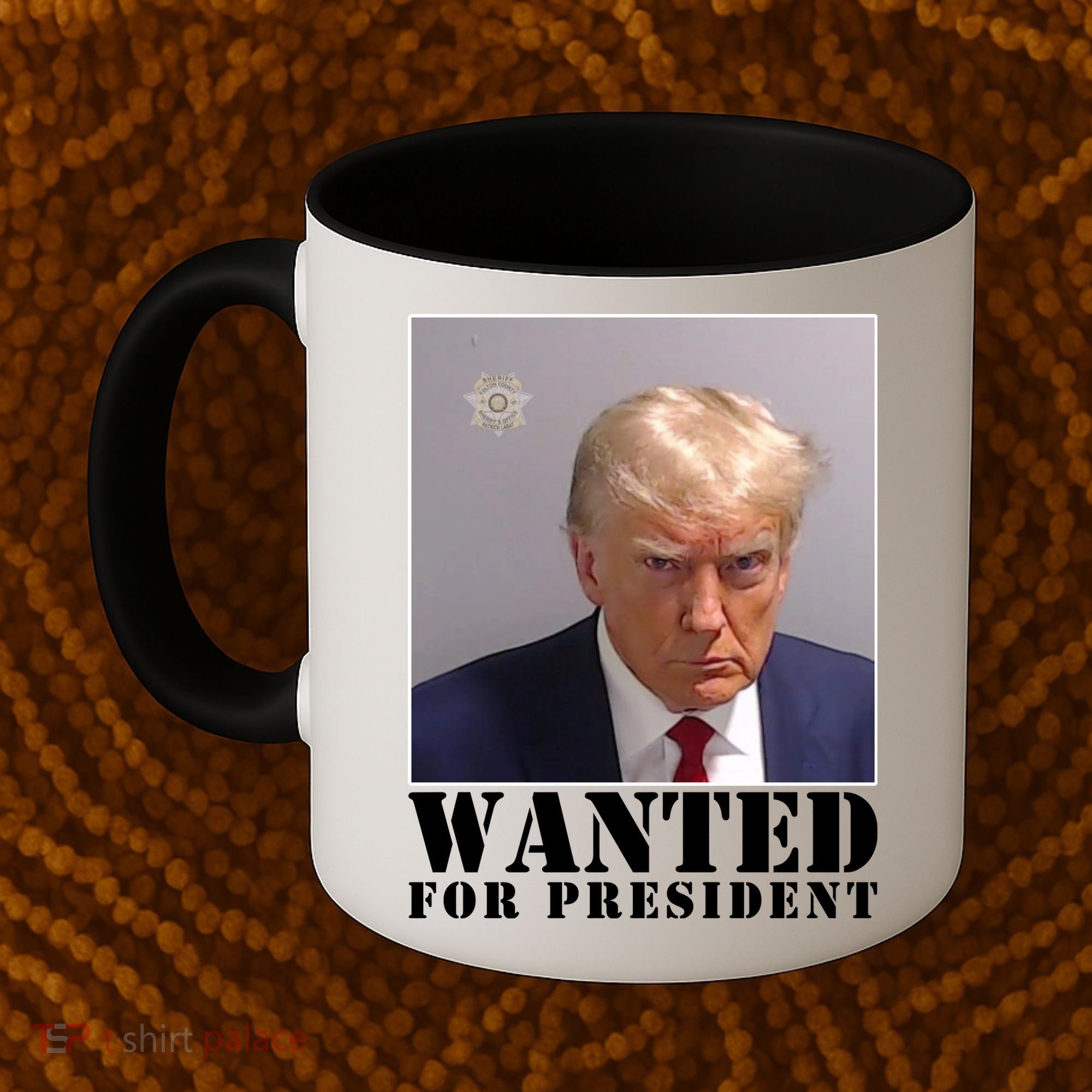 Trump Mugshot Wanted For President Coffee Mug
