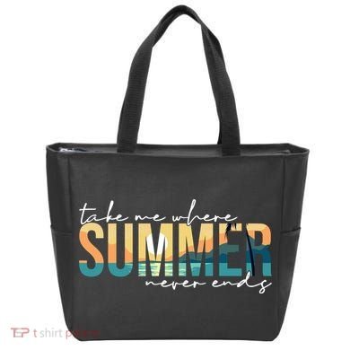 Take Me Where Summer Never Ends Tote Bag
