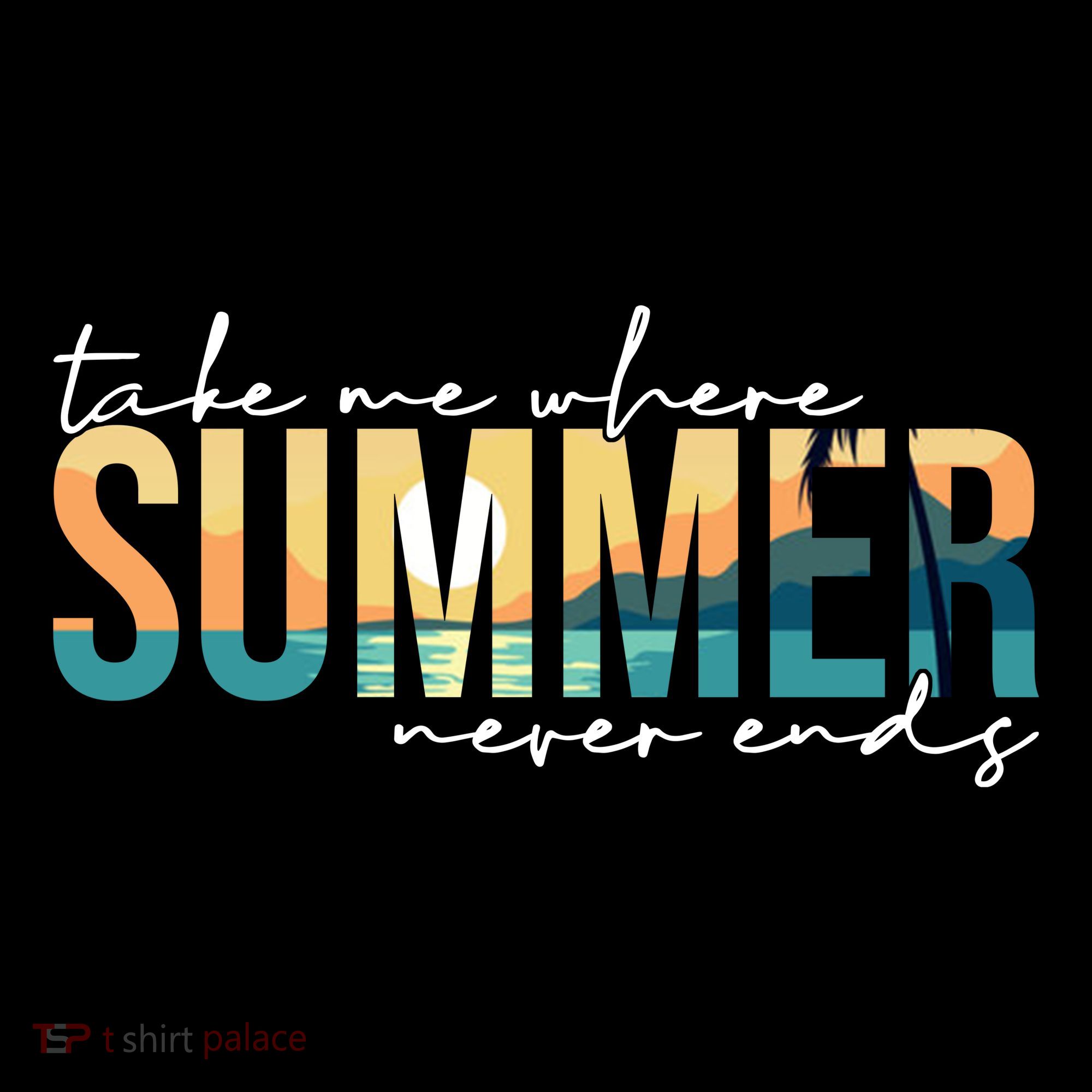 Take Me Where Summer Never Ends Tote Bag