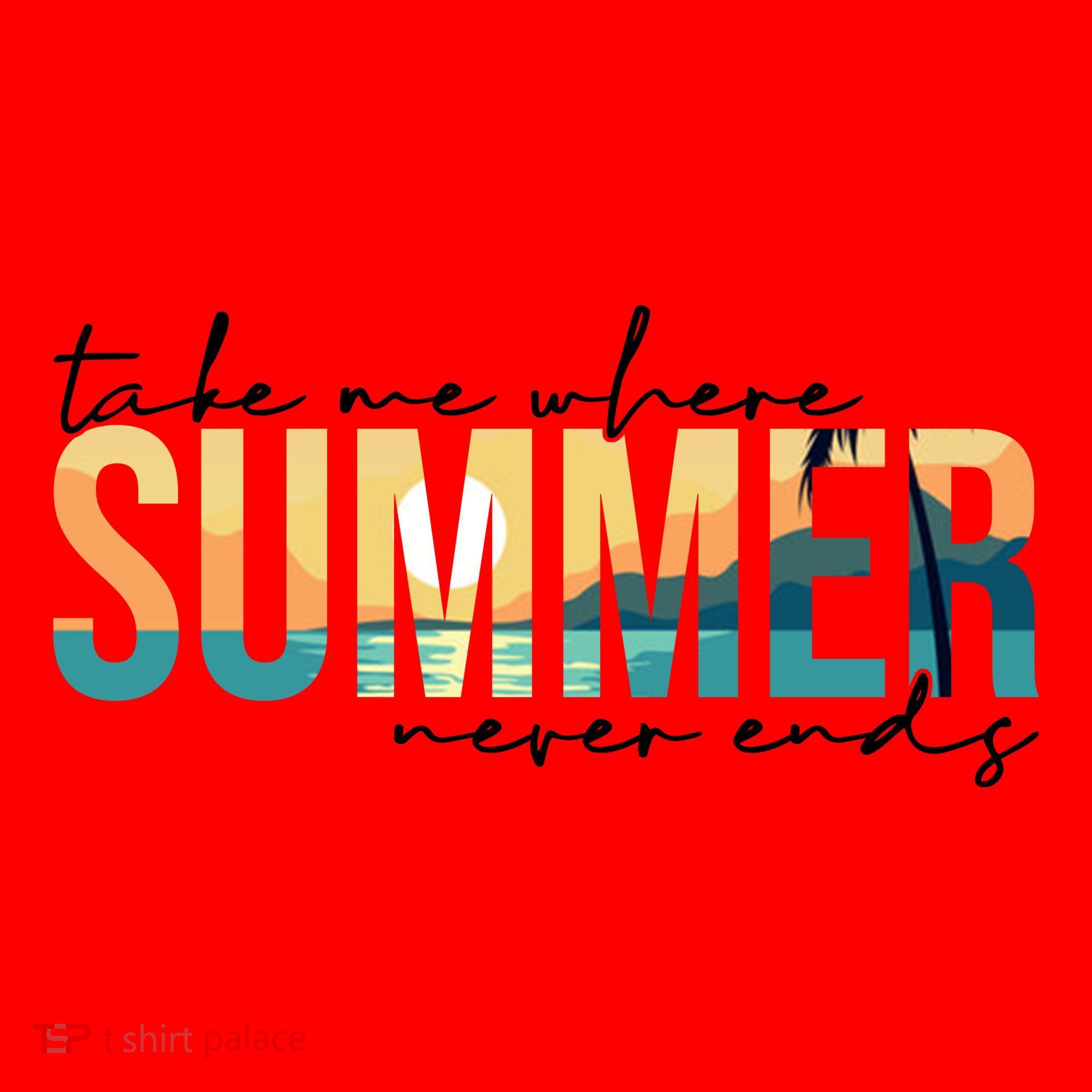 Take Me Where Summer Never Ends Santa Hat