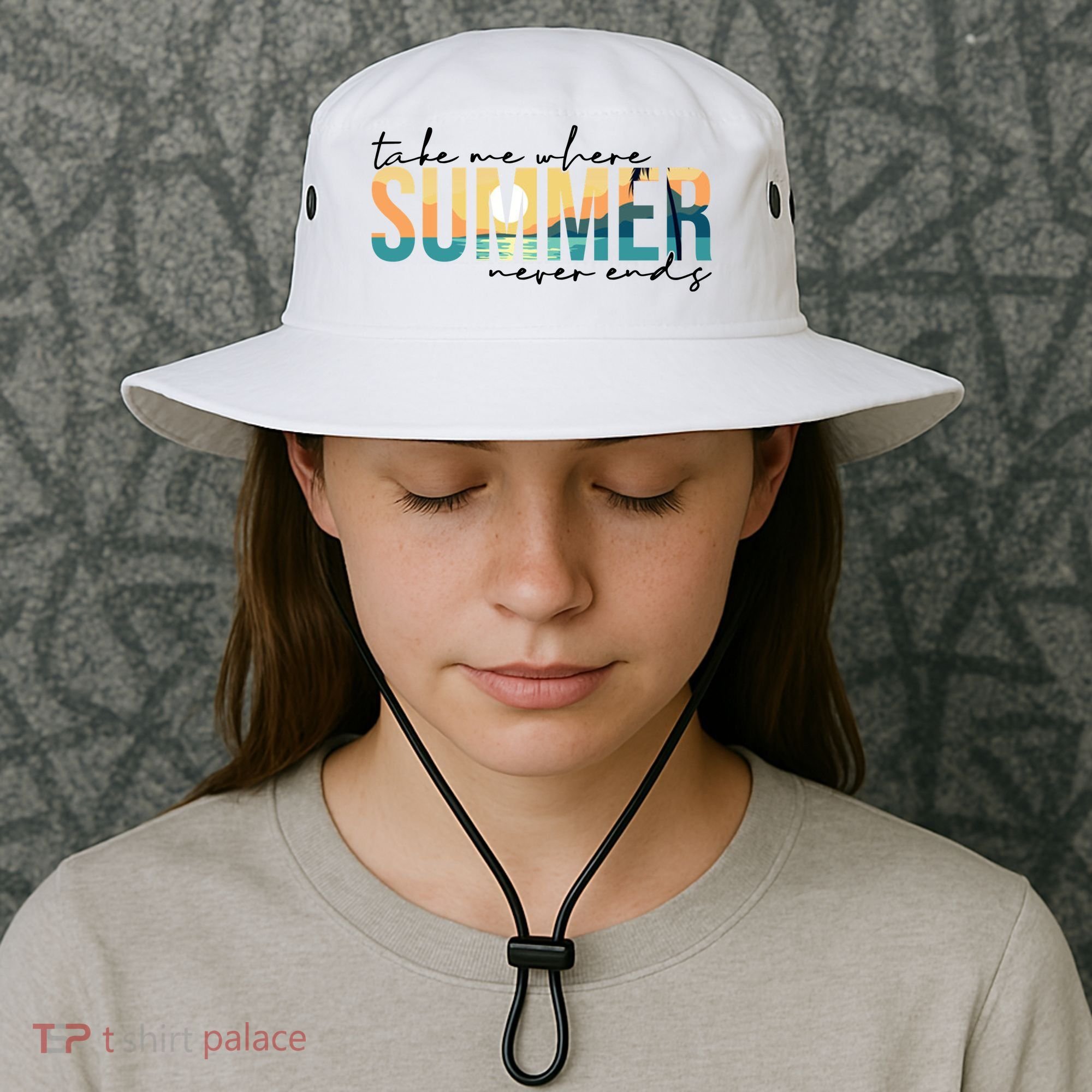 Take Me Where Summer Never Ends Bucket Hat