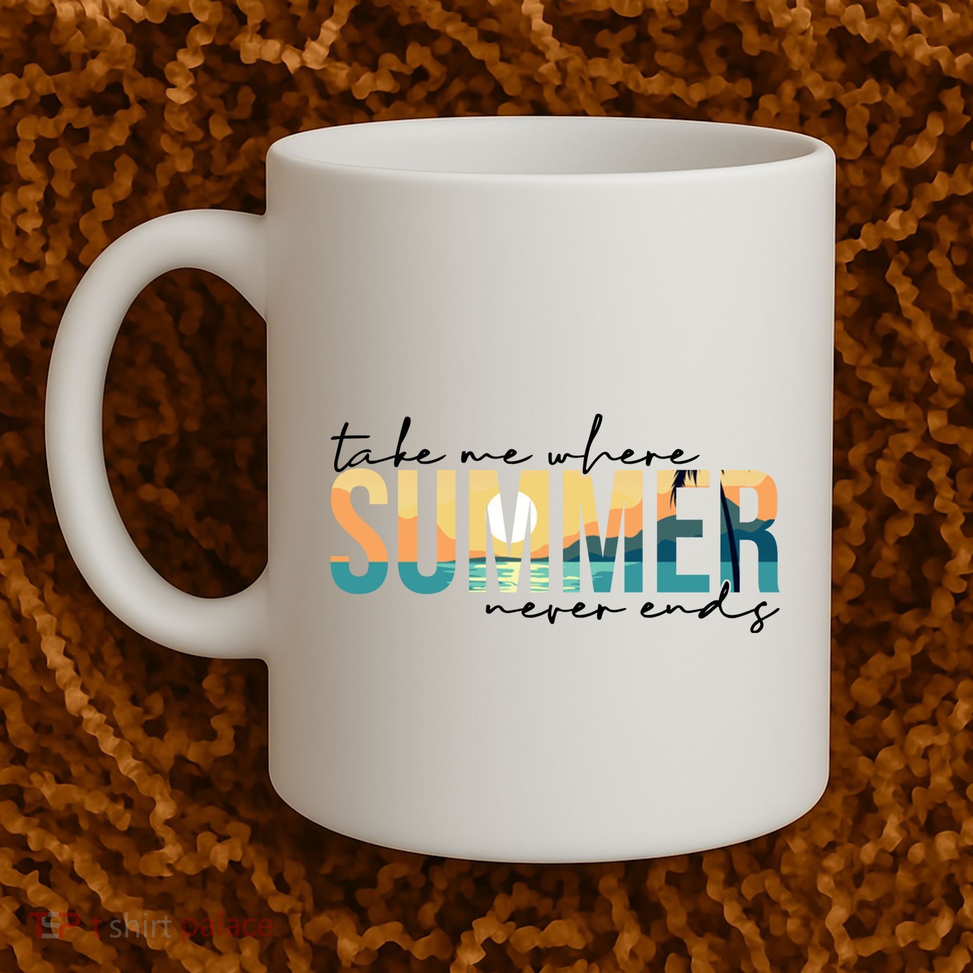 Take Me Where Summer Never Ends Coffee Mug