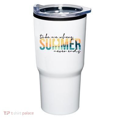 Take Me Where Summer Never Ends Tumbler