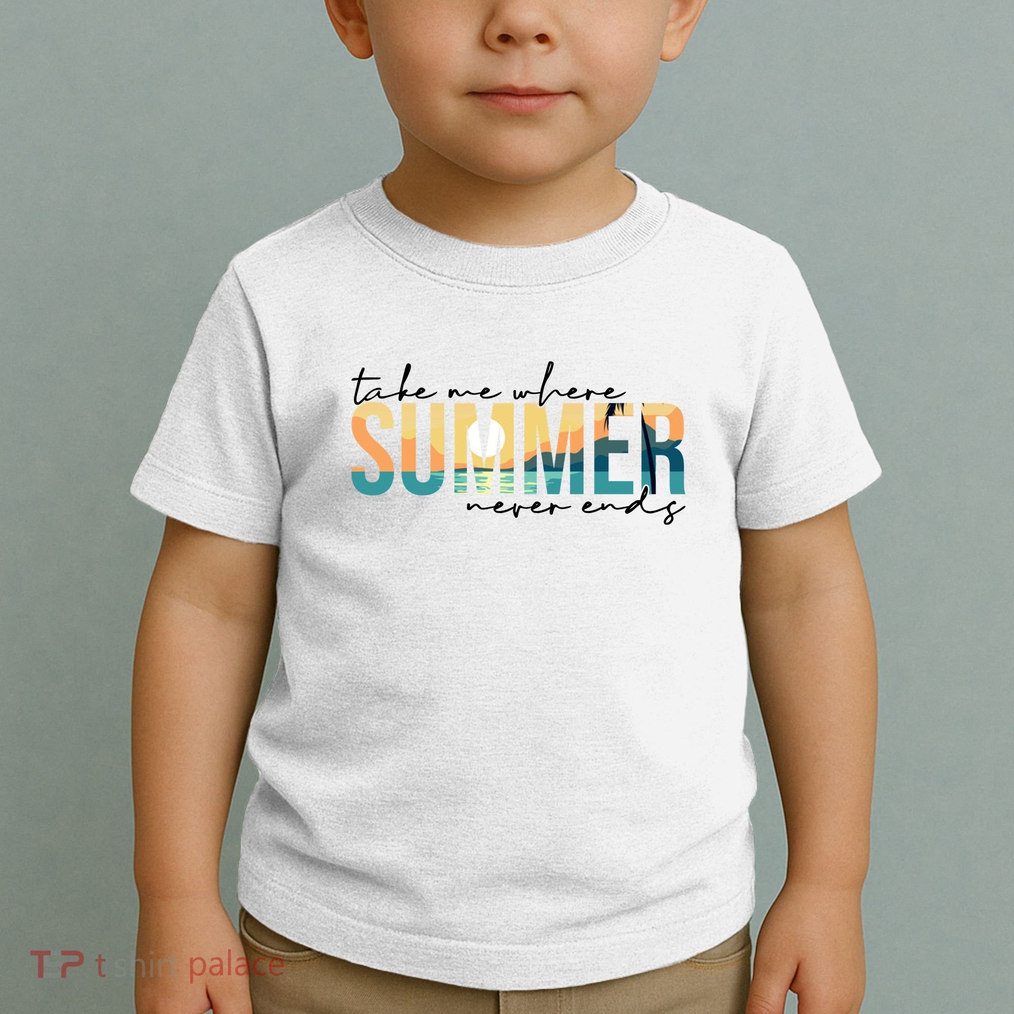 Take Me Where Summer Never Ends Toddler T-Shirt