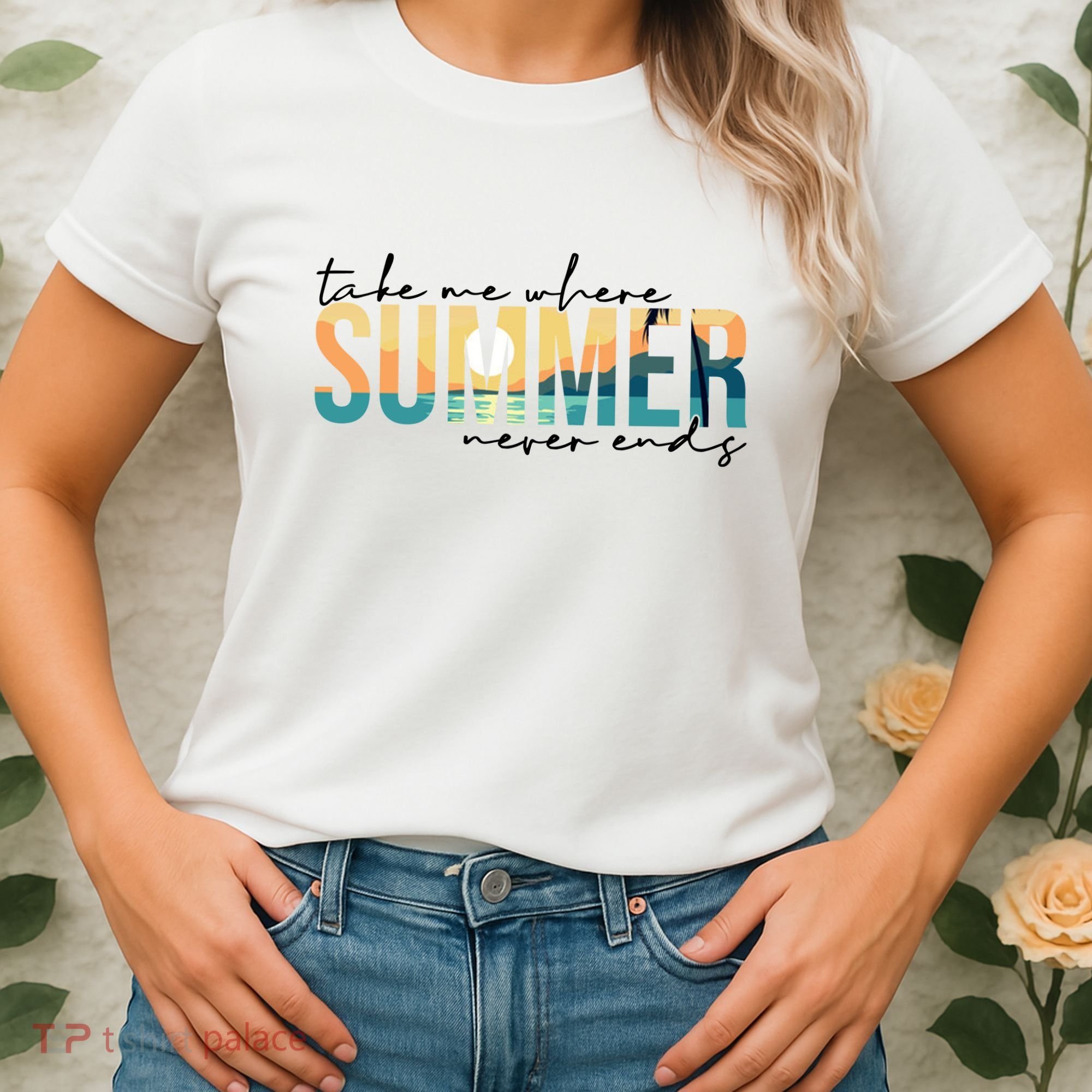 Take Me Where Summer Never Ends Women's T-Shirt