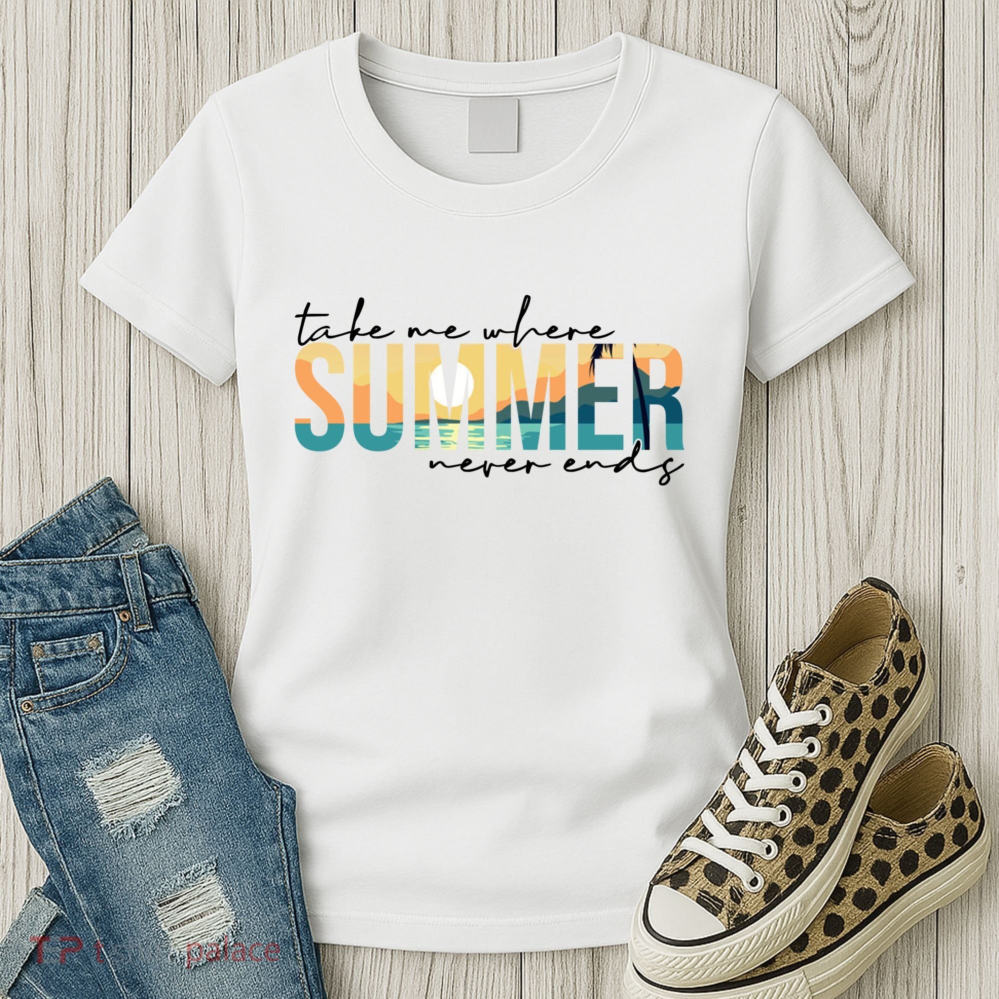 Take Me Where Summer Never Ends Women's T-Shirt