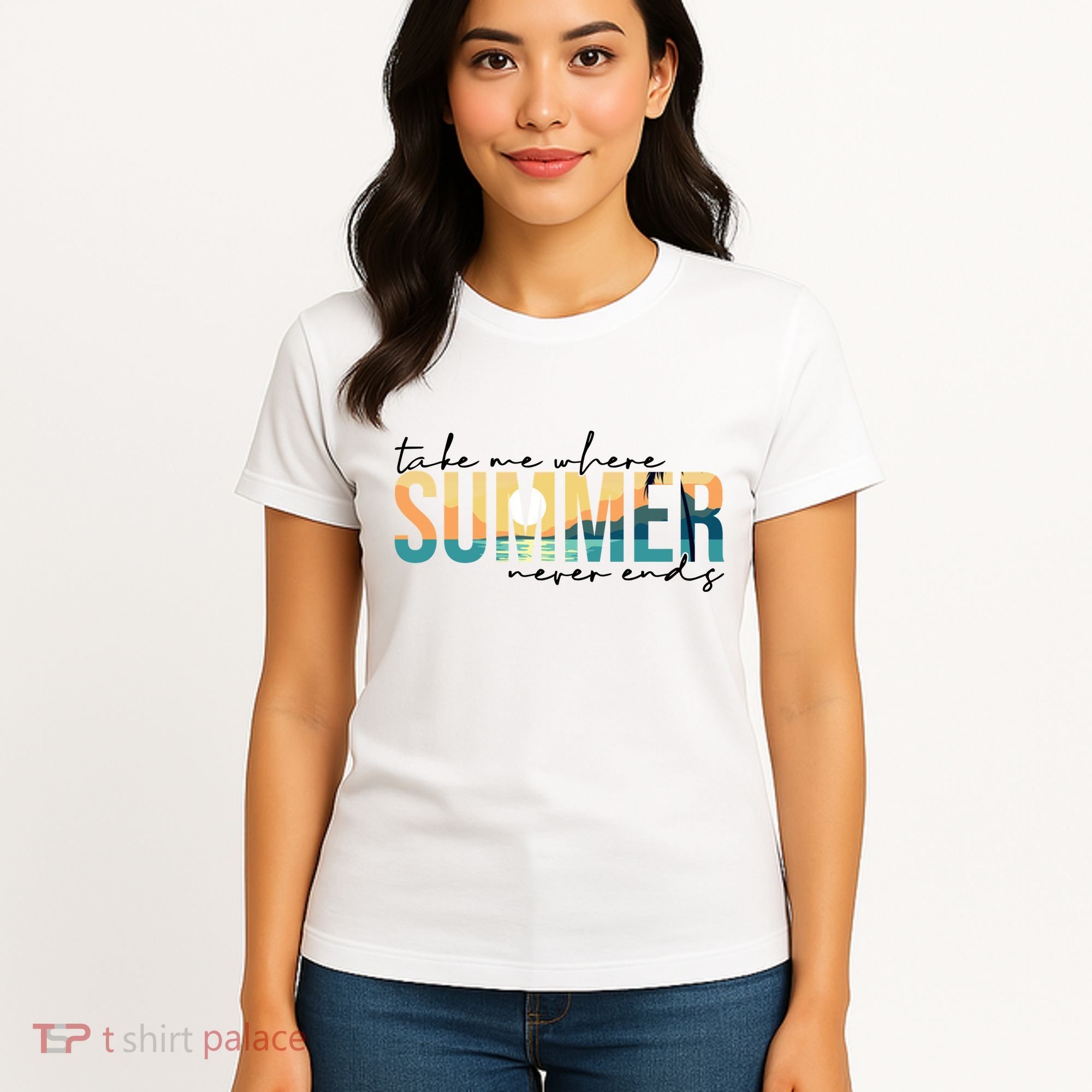 Take Me Where Summer Never Ends Women's T-Shirt