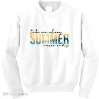 Take Me Where Summer Never Ends Kids Sweatshirt thumb 0