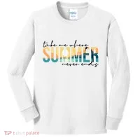 Take Me Where Summer Never Ends Kids Long Sleeve Shirt thumb 0
