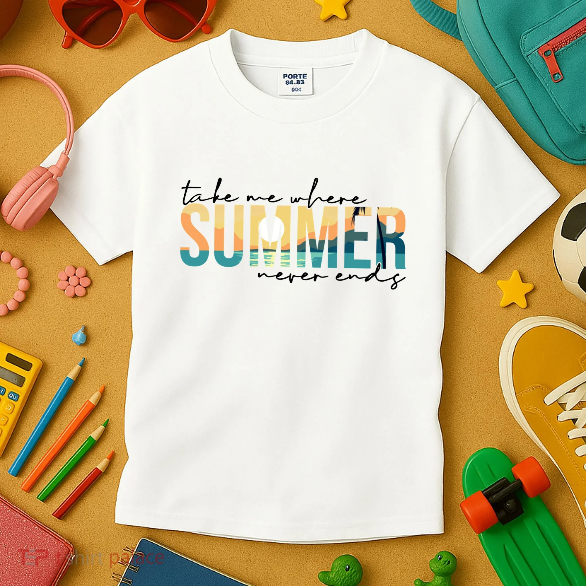 Take Me Where Summer Never Ends Kids T-Shirt