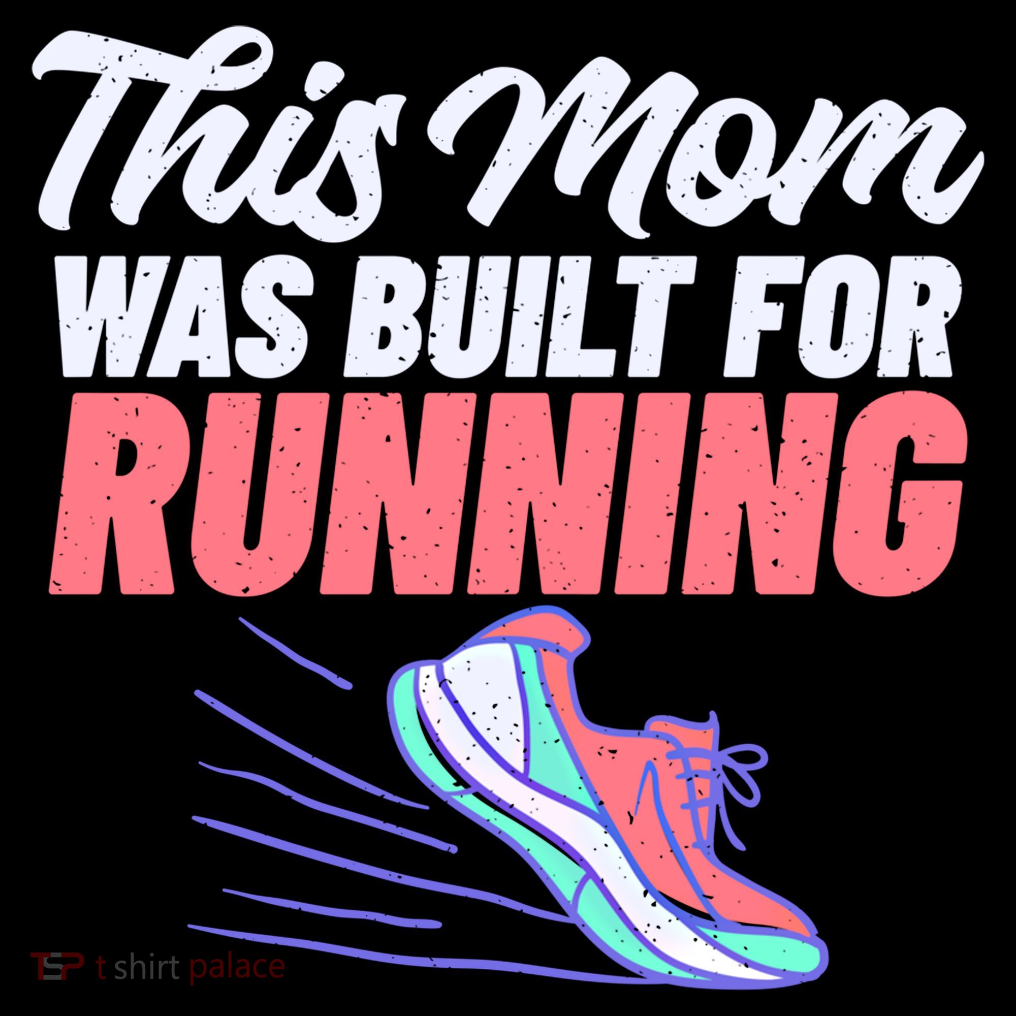 This Mom Was Built For Running Mother Marathon Runner Gift Coffee Mug