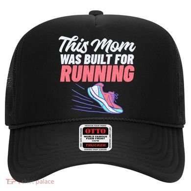 This Mom Was Built For Running Mother Marathon Runner Gift Hat
