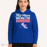 This Mom Was Built For Running Mother Marathon Runner Gift Hoodie thumb 5