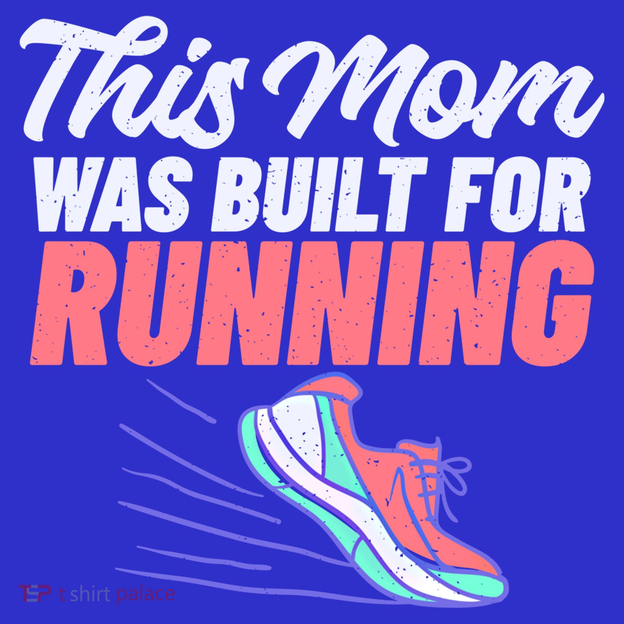 This Mom Was Built For Running Mother Marathon Runner Gift Women's Tank Top