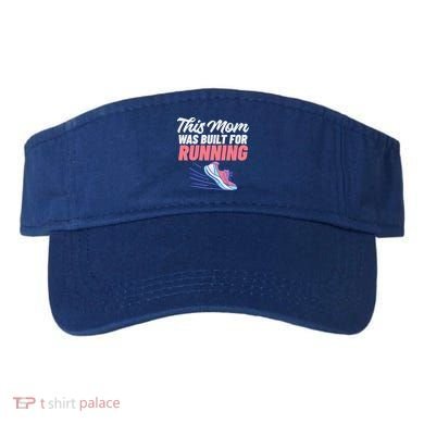 This Mom Was Built For Running Mother Marathon Runner Gift Visor