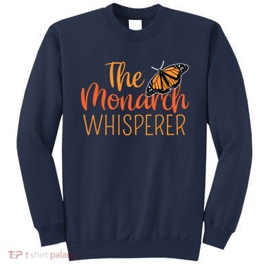 The Monarch Whisperer Cute Entomology Butterfly Sweatshirt