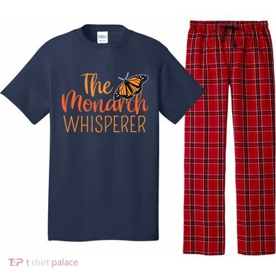 The Monarch Whisperer Cute Entomology Butterfly Pajama Set