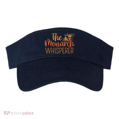 The Monarch Whisperer Cute Entomology Butterfly Visor