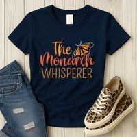 The Monarch Whisperer Cute Entomology Butterfly Women's T-Shirt thumb 3
