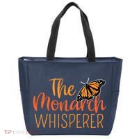 The Monarch Whisperer Cute Entomology Butterfly Tote Bag thumb 0