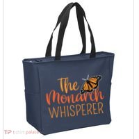 The Monarch Whisperer Cute Entomology Butterfly Tote Bag thumb 2