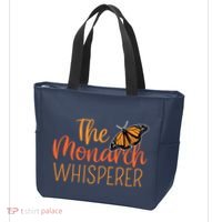 The Monarch Whisperer Cute Entomology Butterfly Tote Bag thumb 3
