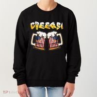 The Most Wonderful Time Beer Happy National Beer Day Gift Women's Sweatshirt thumb 0